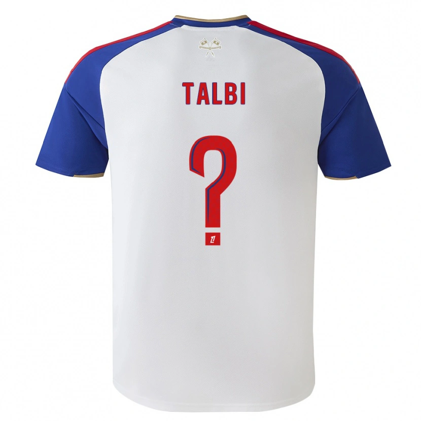 Danxen Kinder Ryad Talbi #0 Königsblau Rot Weiß Heimtrikot Trikot 2026/27 T-Shirt