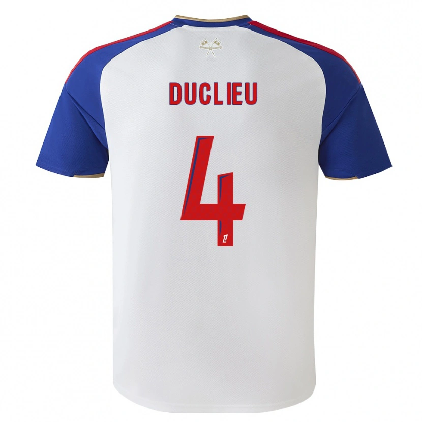 Danxen Kinder Noah Duclieu #4 Königsblau Rot Weiß Heimtrikot Trikot 2026/27 T-Shirt