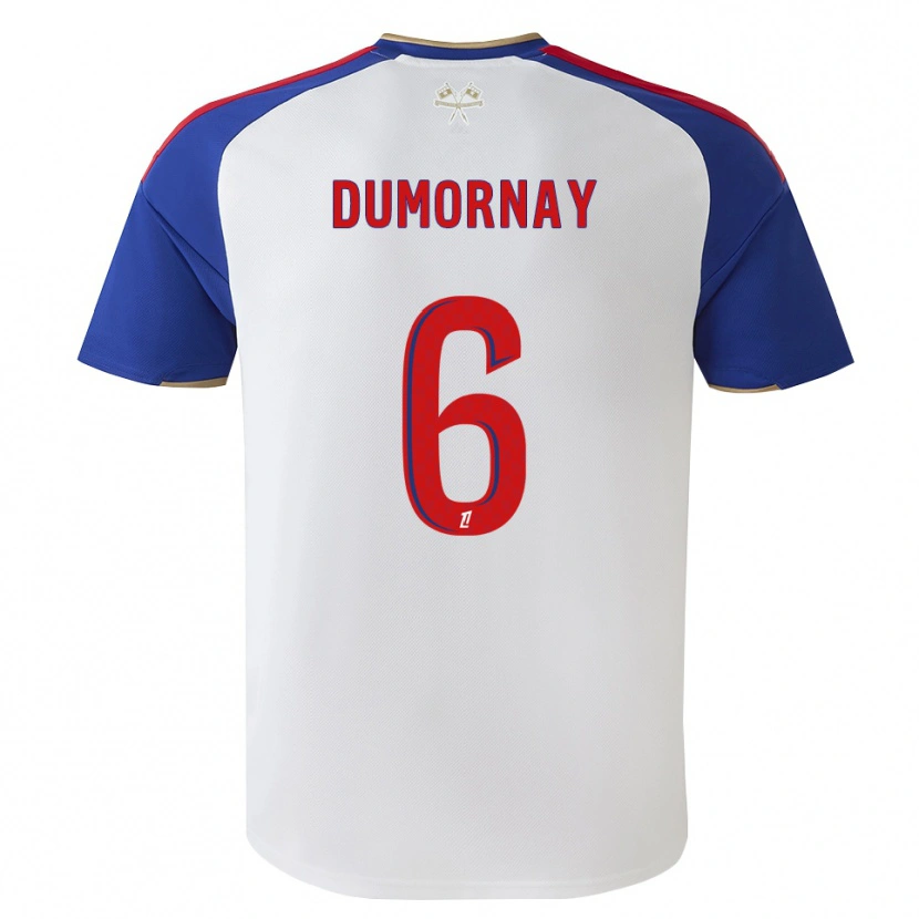 Danxen Kinder Melchie Dumornay #6 Königsblau Rot Weiß Heimtrikot Trikot 2026/27 T-Shirt