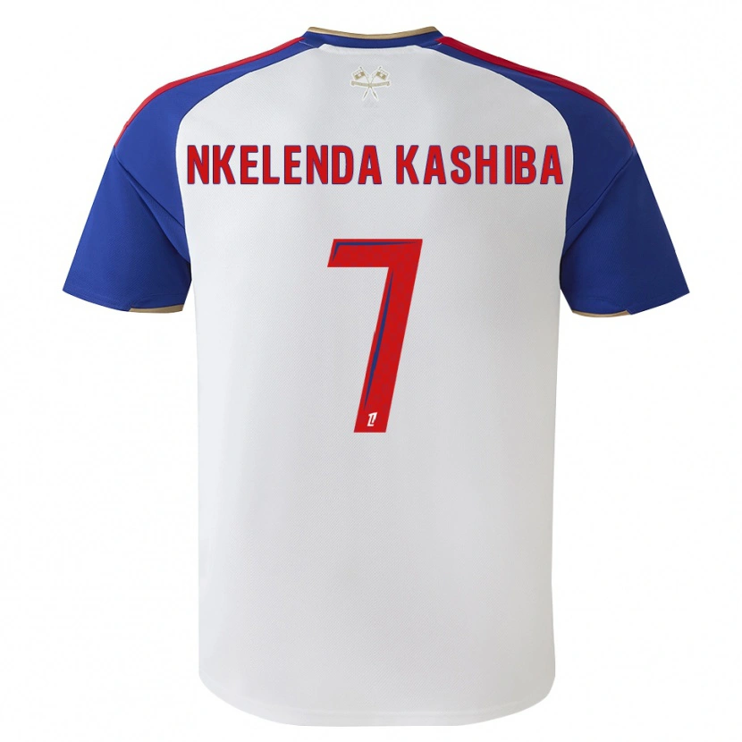 Danxen Kinder Jason Nkelenda Kashiba #7 Königsblau Rot Weiß Heimtrikot Trikot 2026/27 T-Shirt
