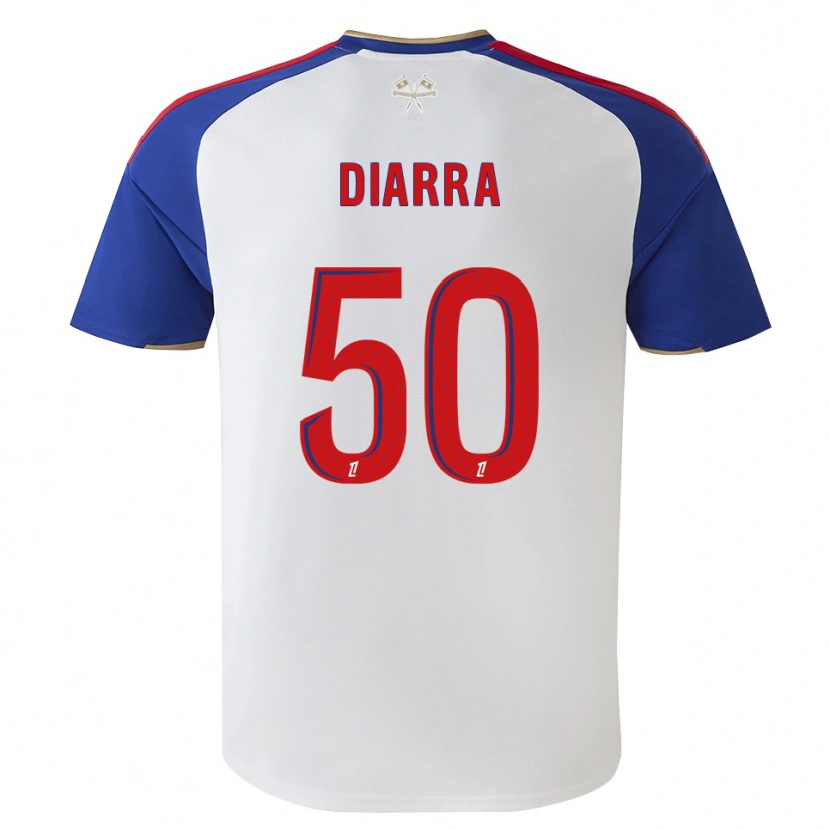 Danxen Kinder Lassine Diarra #50 Königsblau Rot Weiß Heimtrikot Trikot 2026/27 T-Shirt