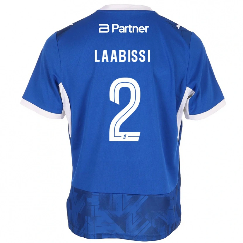 Danxen Kinder Chad Laabissi #2 Mittelblau Weiß Heimtrikot Trikot 2026/27 T-Shirt