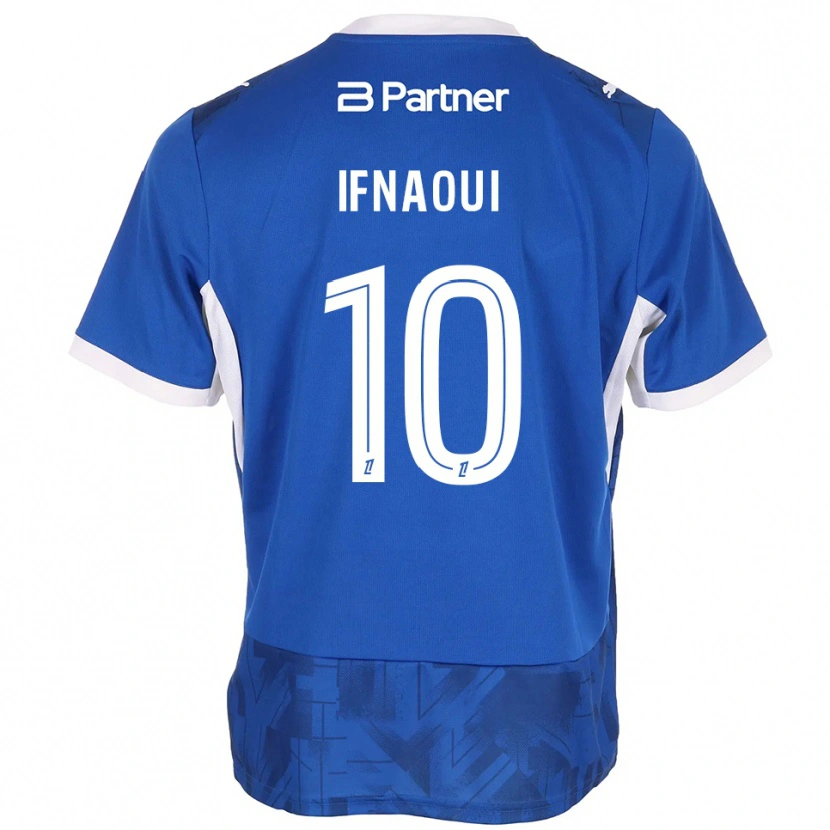 Danxen Kinder Merwan Ifnaoui #10 Mittelblau Weiß Heimtrikot Trikot 2026/27 T-Shirt