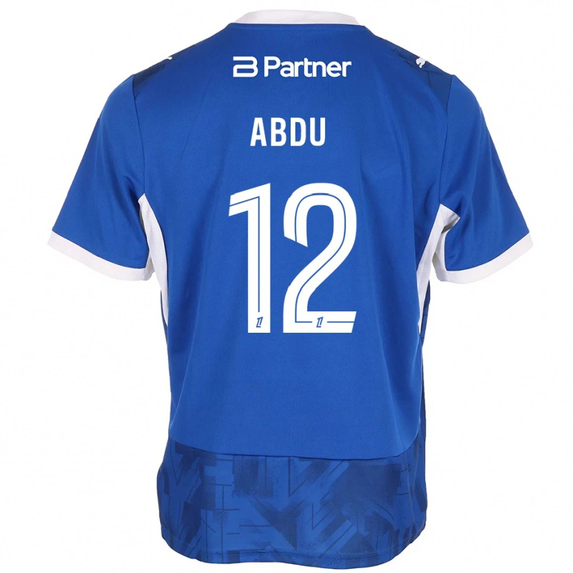 Danxen Kinder Abdu Conté #12 Mittelblau Weiß Heimtrikot Trikot 2026/27 T-Shirt