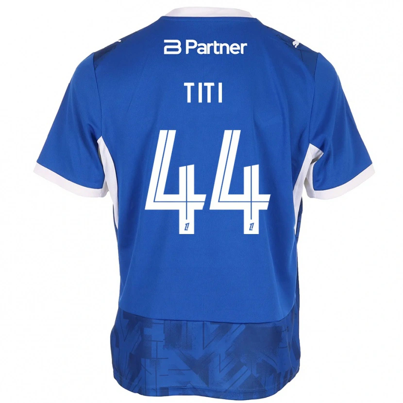 Danxen Kinder Yvann Titi #44 Mittelblau Weiß Heimtrikot Trikot 2026/27 T-Shirt