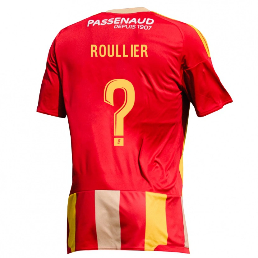 Danxen Kinder Alec Roullier #0 Rot Gelb Grün Heimtrikot Trikot 2026/27 T-Shirt
