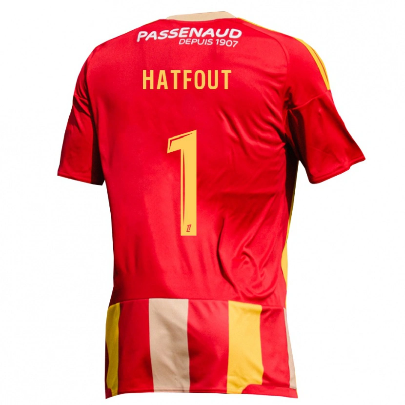 Danxen Kinder Ewan Hatfout #1 Rot Gelb Grün Heimtrikot Trikot 2026/27 T-Shirt