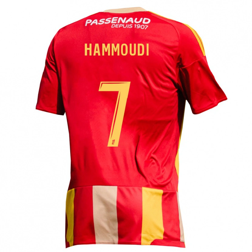 Danxen Kinder Izhak Hammoudi #7 Rot Gelb Grün Heimtrikot Trikot 2026/27 T-Shirt
