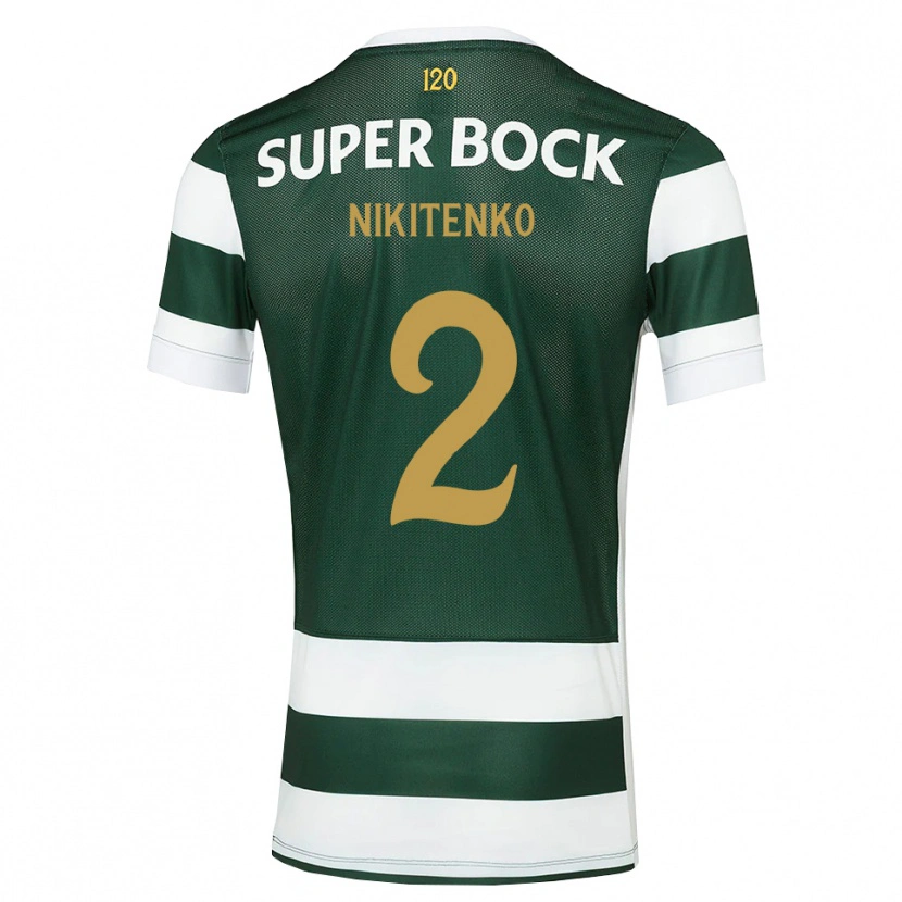 Danxen Kinder Konstantin Nikitenko #2 Dunkelschiefergrau Weiß Heimtrikot Trikot 2026/27 T-Shirt