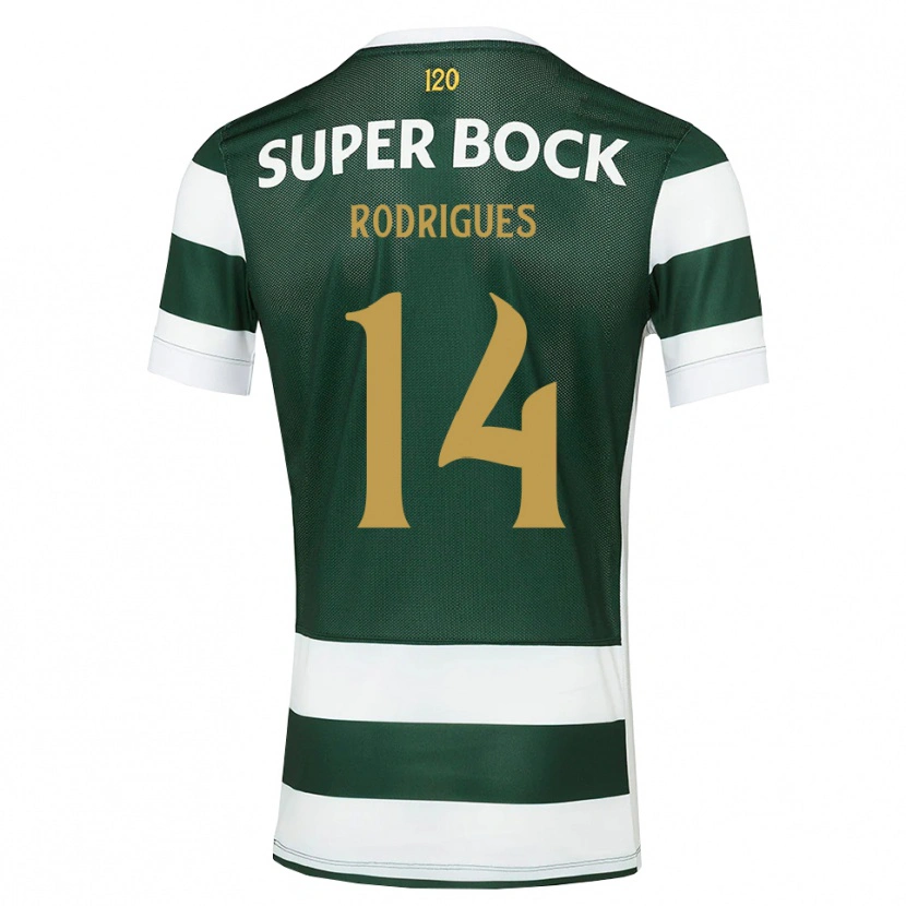 Danxen Kinder Paulo Rodrigues #14 Dunkelschiefergrau Weiß Heimtrikot Trikot 2026/27 T-Shirt