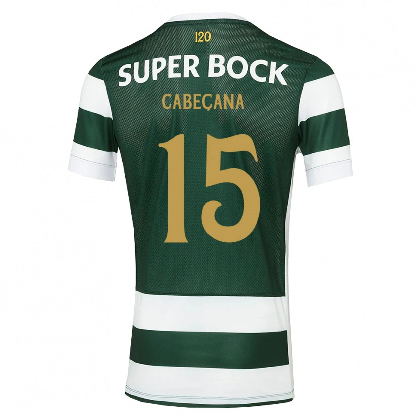 Danxen Kinder Francisco Cabeçana #15 Dunkelschiefergrau Weiß Heimtrikot Trikot 2026/27 T-Shirt