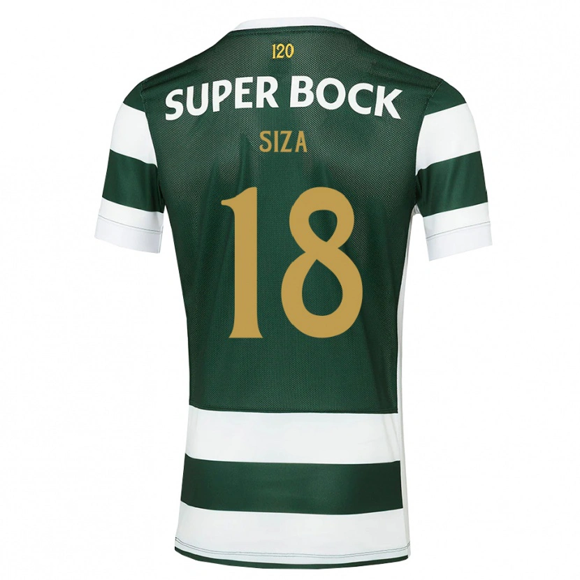 Danxen Kinder Sergio Siza #18 Dunkelschiefergrau Weiß Heimtrikot Trikot 2026/27 T-Shirt