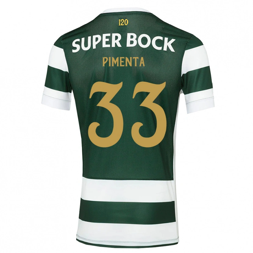 Danxen Kinder Carolina Pimenta #33 Dunkelschiefergrau Weiß Heimtrikot Trikot 2026/27 T-Shirt