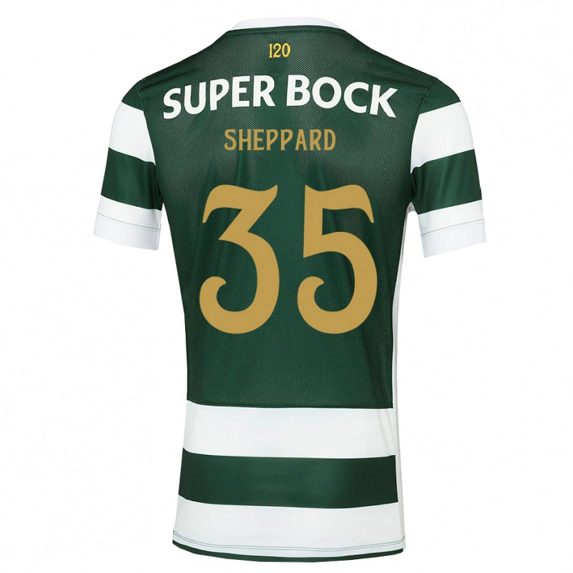 Danxen Kinder Catriona Sheppard #35 Dunkelschiefergrau Weiß Heimtrikot Trikot 2026/27 T-Shirt