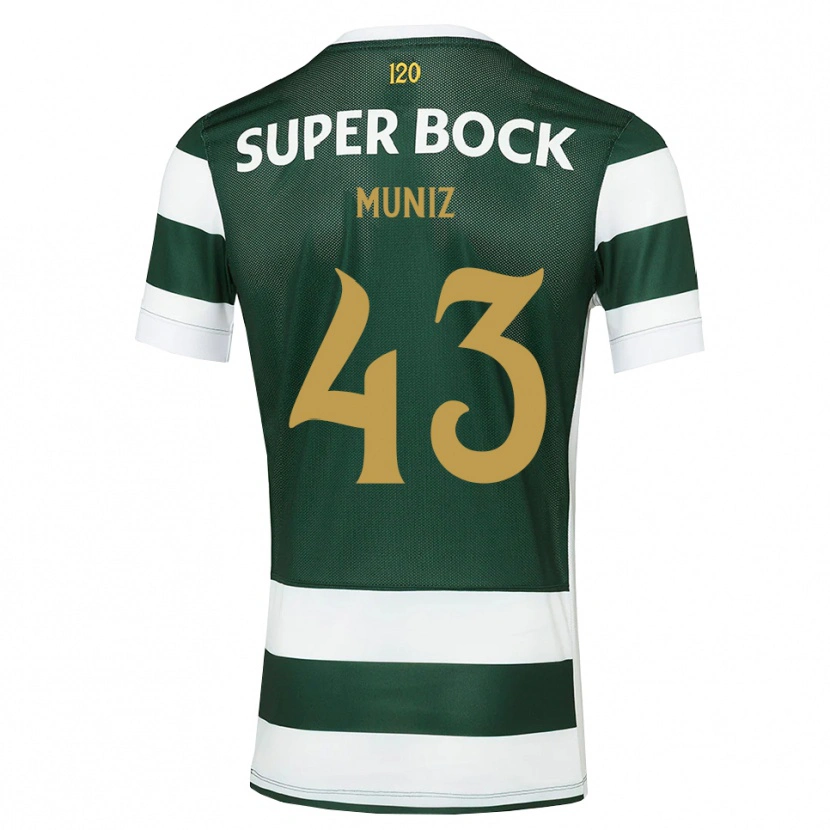 Danxen Kinder João Muniz #43 Dunkelschiefergrau Weiß Heimtrikot Trikot 2026/27 T-Shirt