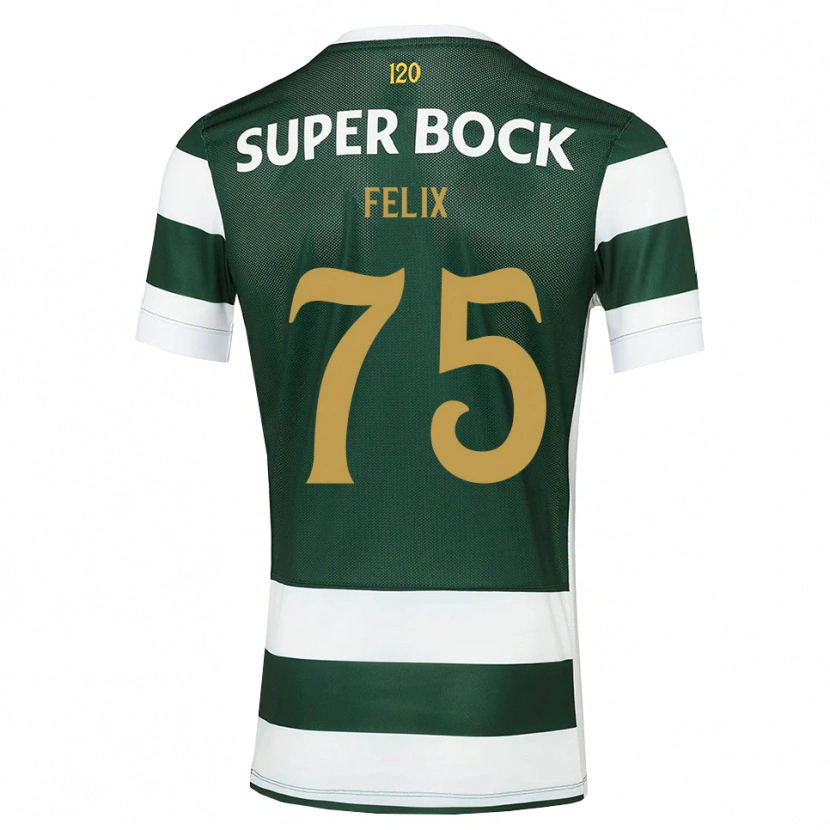 Danxen Kinder Vando Félix #75 Dunkelschiefergrau Weiß Heimtrikot Trikot 2026/27 T-Shirt