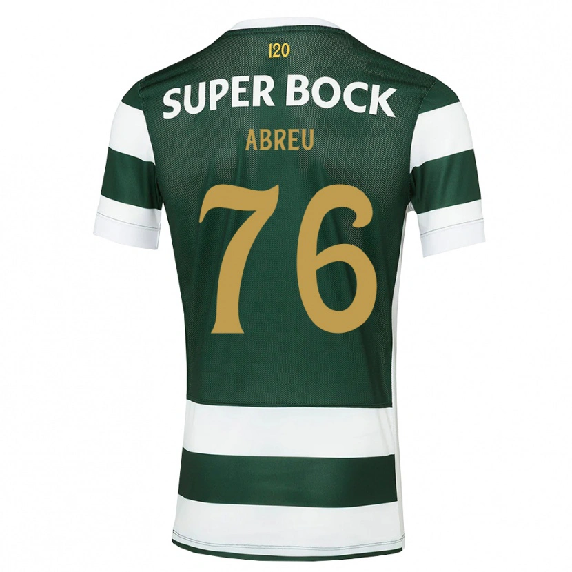 Danxen Kinder Diogo Abreu #76 Dunkelschiefergrau Weiß Heimtrikot Trikot 2026/27 T-Shirt