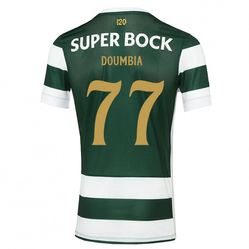 Danxen Kinder Issa Doumbia #77 Dunkelschiefergrau Weiß Heimtrikot Trikot 2026/27 T-Shirt