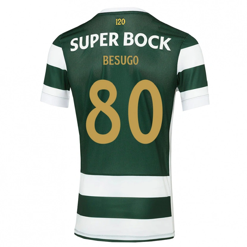 Danxen Kinder Rafael Besugo #80 Dunkelschiefergrau Weiß Heimtrikot Trikot 2026/27 T-Shirt