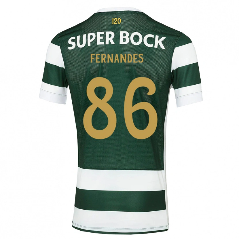 Danxen Kinder Emanuel Fernandes #86 Dunkelschiefergrau Weiß Heimtrikot Trikot 2026/27 T-Shirt