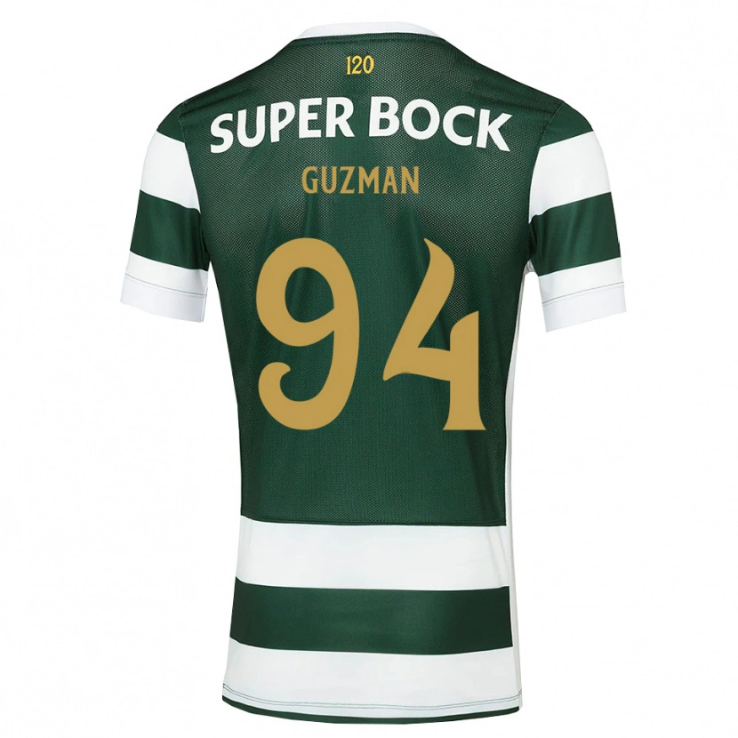 Danxen Kinder Víctor Guzmán #94 Dunkelschiefergrau Weiß Heimtrikot Trikot 2026/27 T-Shirt