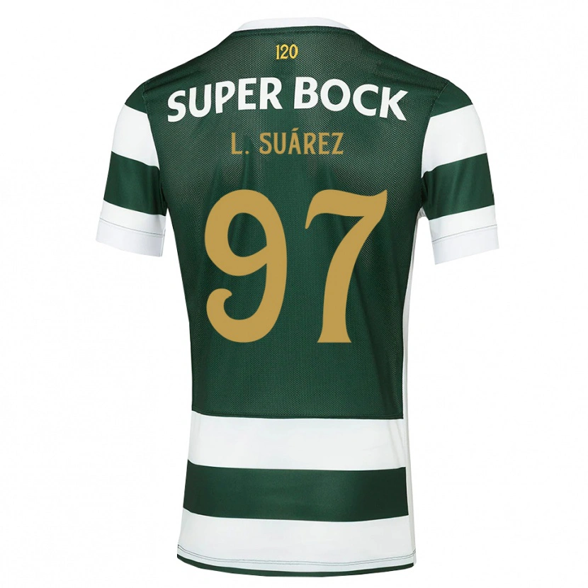 Danxen Kinder Luis Suárez #97 Dunkelschiefergrau Weiß Heimtrikot Trikot 2026/27 T-Shirt