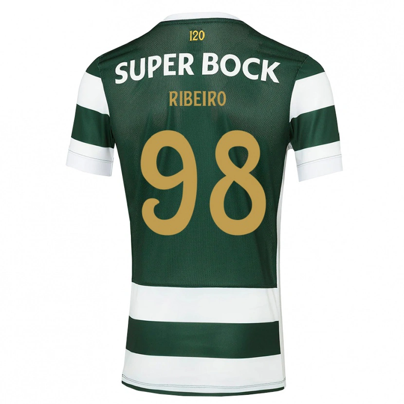 Danxen Kinder Martim Ribeiro #98 Dunkelschiefergrau Weiß Heimtrikot Trikot 2026/27 T-Shirt