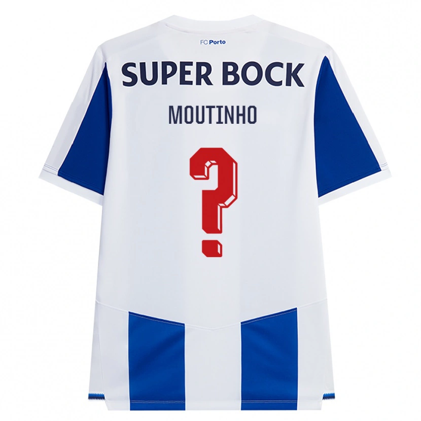 Danxen Kinder Lourenço Moutinho #0 Blau Weiß Rot Heimtrikot Trikot 2026/27 T-Shirt
