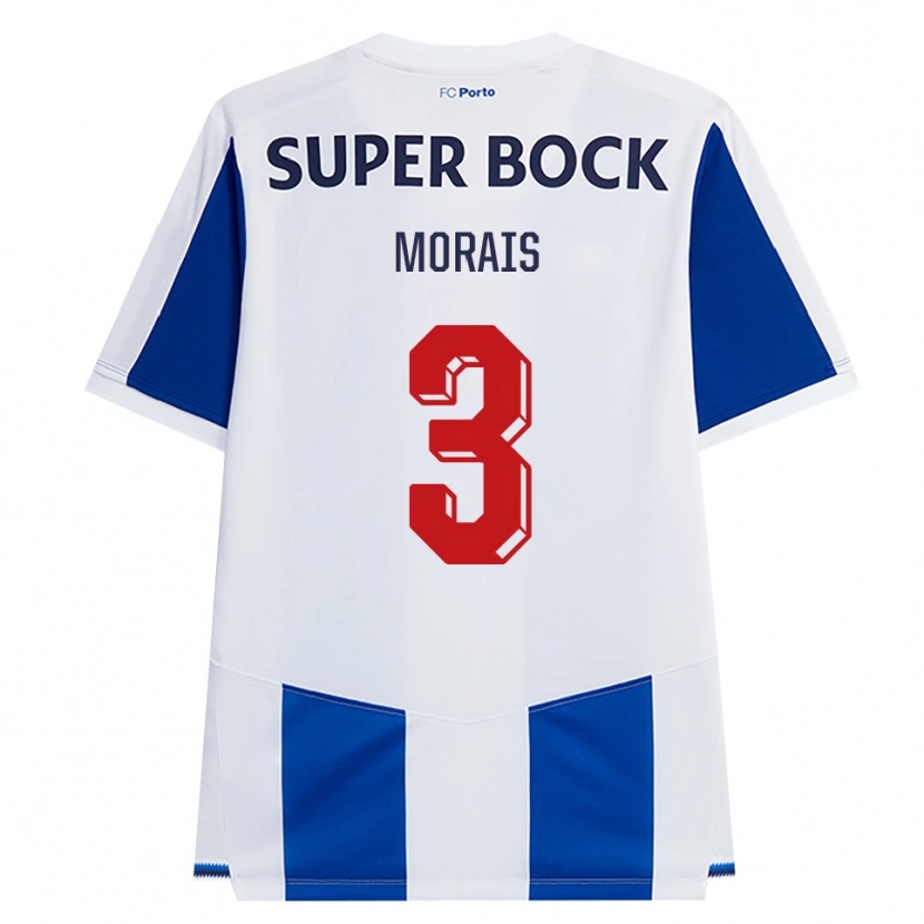 Danxen Kinder Rodrigo Morais #3 Blau Weiß Rot Heimtrikot Trikot 2026/27 T-Shirt