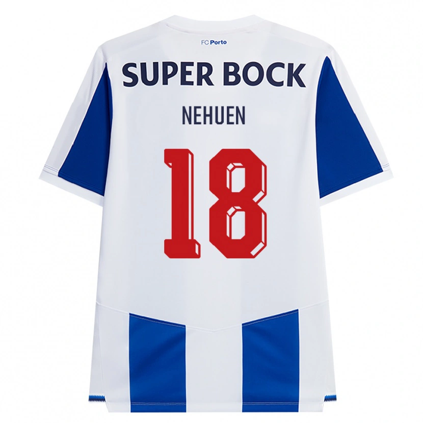 Danxen Kinder Nehuén Pérez #18 Blau Weiß Rot Heimtrikot Trikot 2026/27 T-Shirt