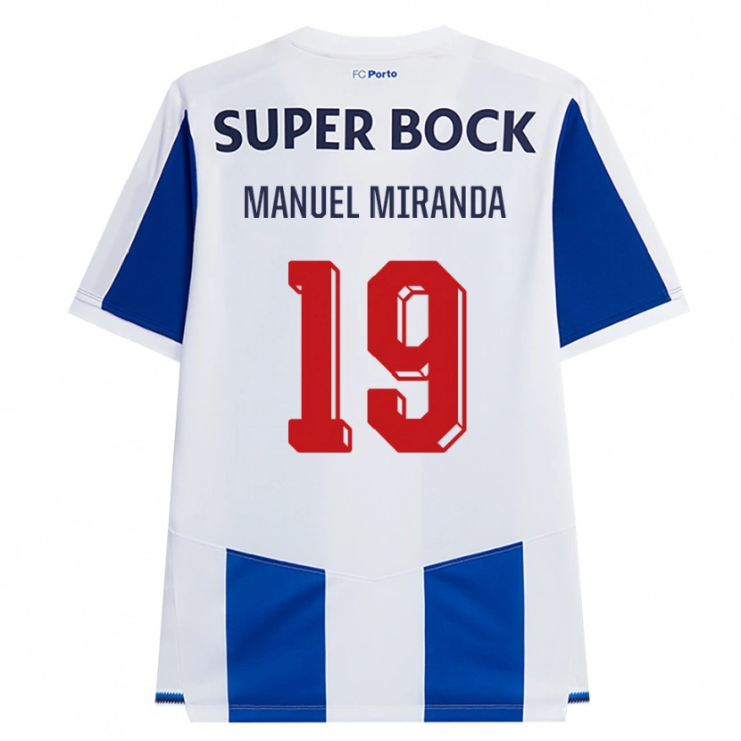 Danxen Kinder Manuel Miranda #19 Blau Weiß Rot Heimtrikot Trikot 2026/27 T-Shirt