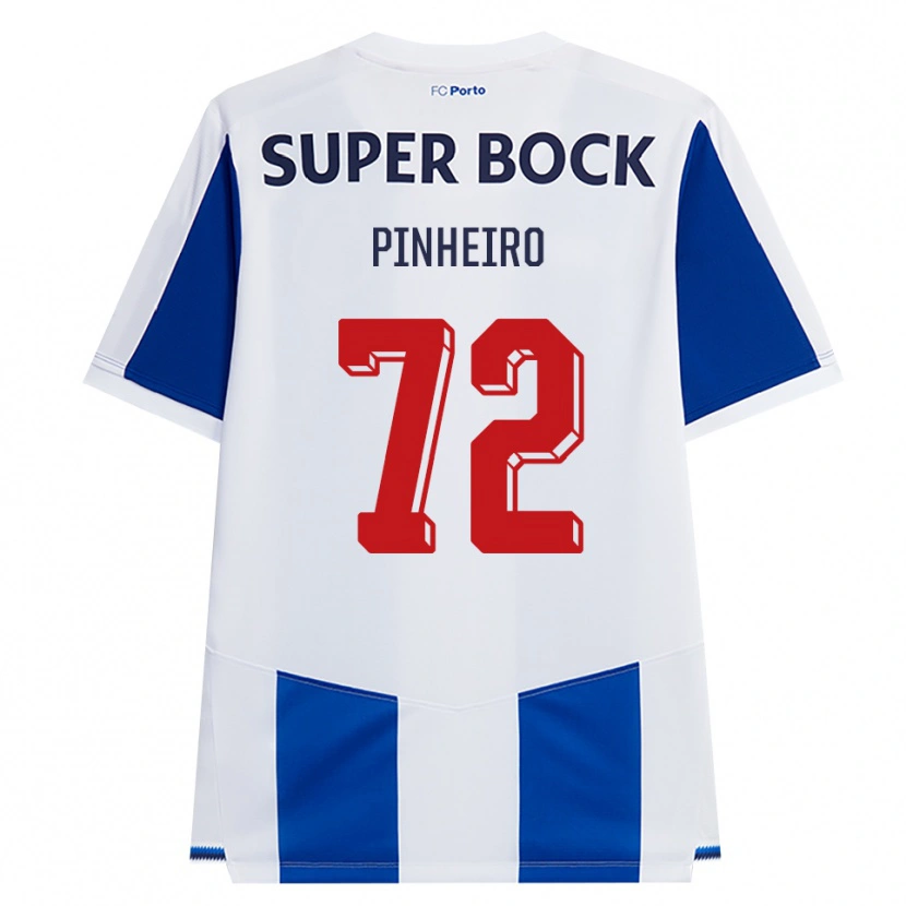 Danxen Kinder Rodrigo Pinheiro #72 Blau Weiß Rot Heimtrikot Trikot 2026/27 T-Shirt