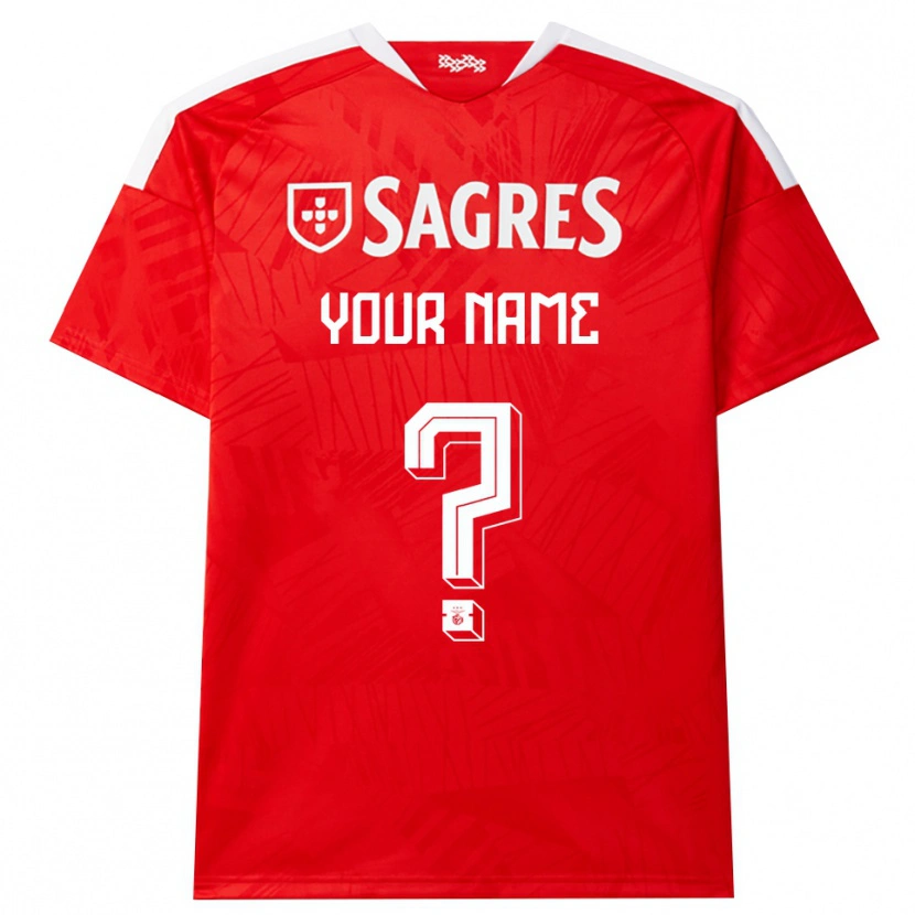 Danxen Kinder Ihren Namen #0 Rot Weiß Gelb Heimtrikot Trikot 2026/27 T-Shirt