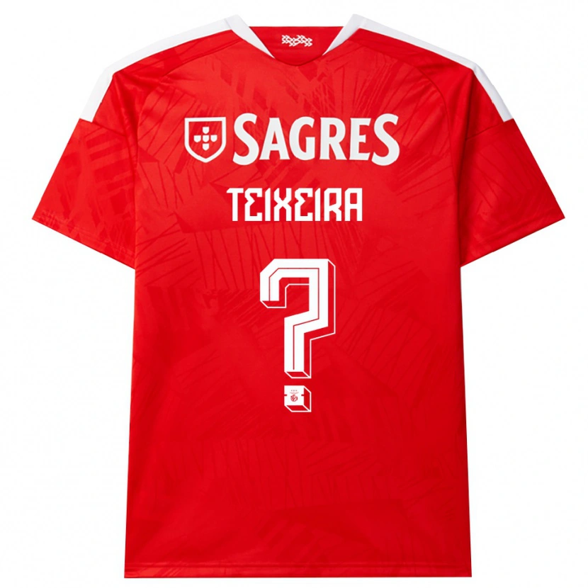 Danxen Kinder Ricardo Teixeira #0 Rot Weiß Gelb Heimtrikot Trikot 2026/27 T-Shirt