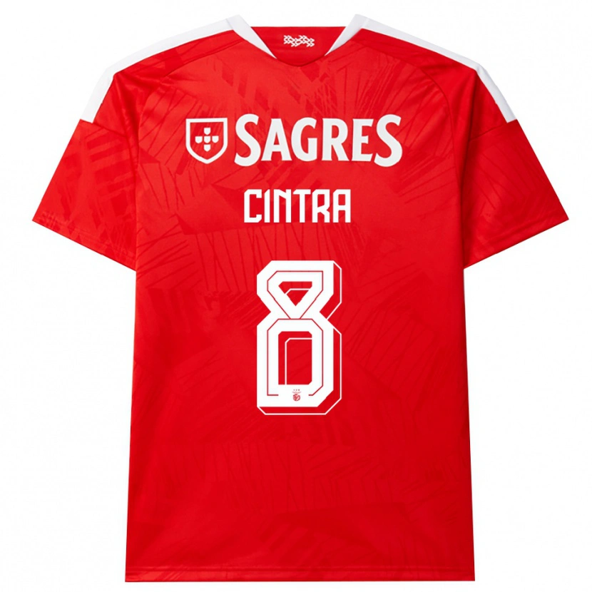 Danxen Kinder Marta Cintra #8 Rot Weiß Gelb Heimtrikot Trikot 2026/27 T-Shirt