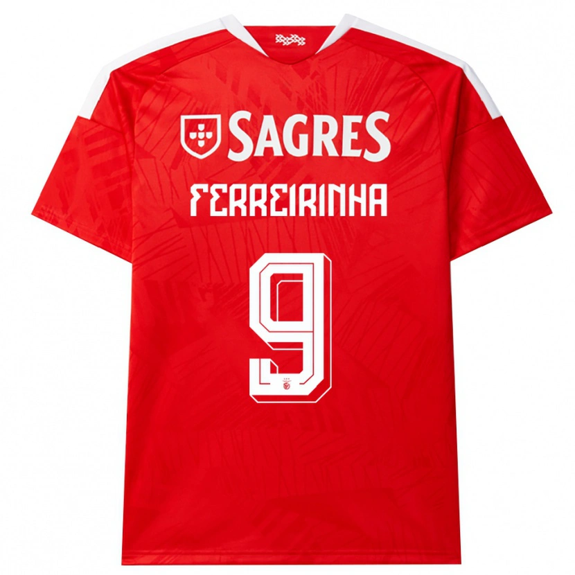 Danxen Kinder Afonso Ferreirinha #9 Rot Weiß Gelb Heimtrikot Trikot 2026/27 T-Shirt