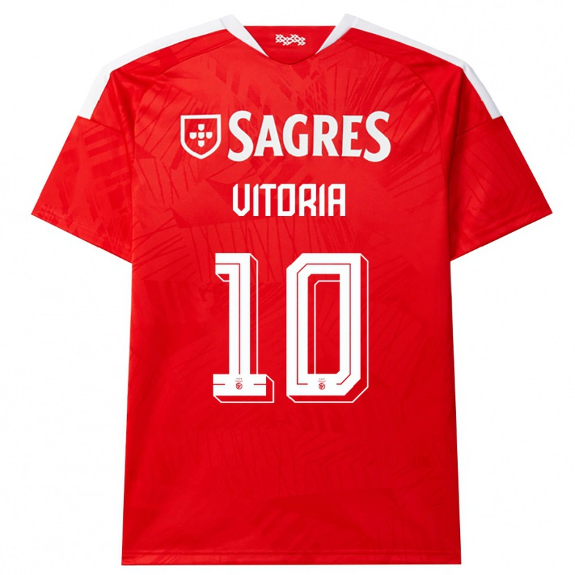 Danxen Kinder Ana Vitoria #10 Rot Weiß Gelb Heimtrikot Trikot 2026/27 T-Shirt