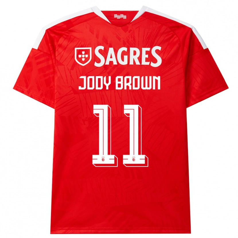 Danxen Kinder Jody Brown #11 Rot Weiß Gelb Heimtrikot Trikot 2026/27 T-Shirt