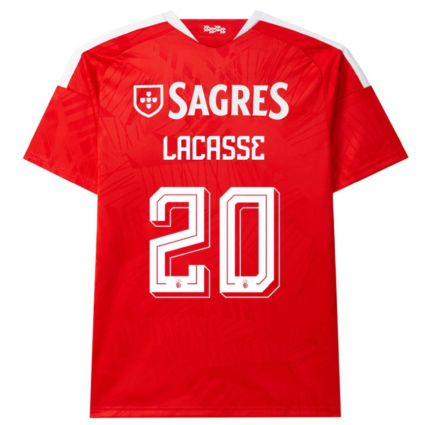 Danxen Kinder Cloe Lacasse #20 Rot Weiß Gelb Heimtrikot Trikot 2026/27 T-Shirt