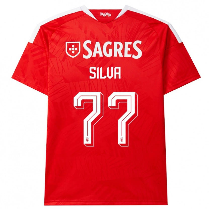 Danxen Kinder Jessica Silva #77 Rot Weiß Gelb Heimtrikot Trikot 2026/27 T-Shirt