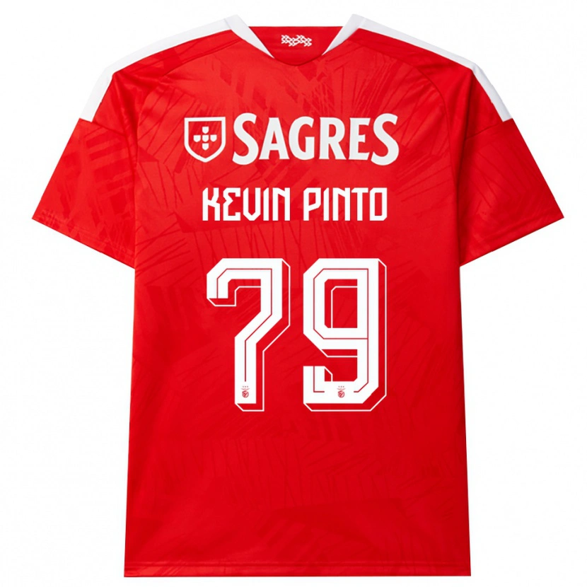Danxen Kinder Kevin Pinto #79 Rot Weiß Gelb Heimtrikot Trikot 2026/27 T-Shirt