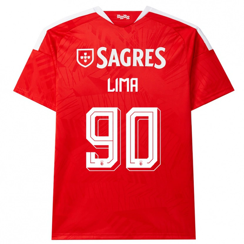 Danxen Kinder Ivan Lima #90 Rot Weiß Gelb Heimtrikot Trikot 2026/27 T-Shirt