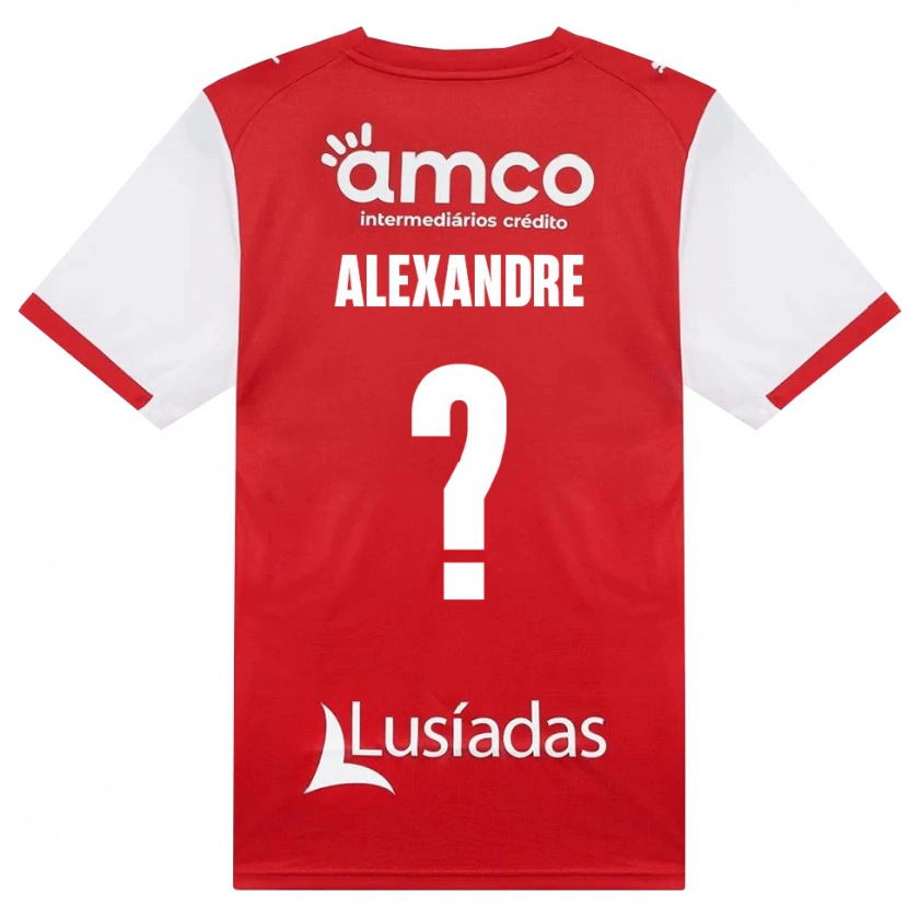 Danxen Kinder Daniel Alexandre #0 Weiß Rot Schwarz Heimtrikot Trikot 2026/27 T-Shirt