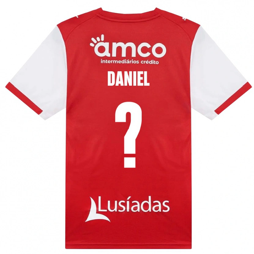 Danxen Kinder Paulo Daniel #0 Weiß Rot Schwarz Heimtrikot Trikot 2026/27 T-Shirt