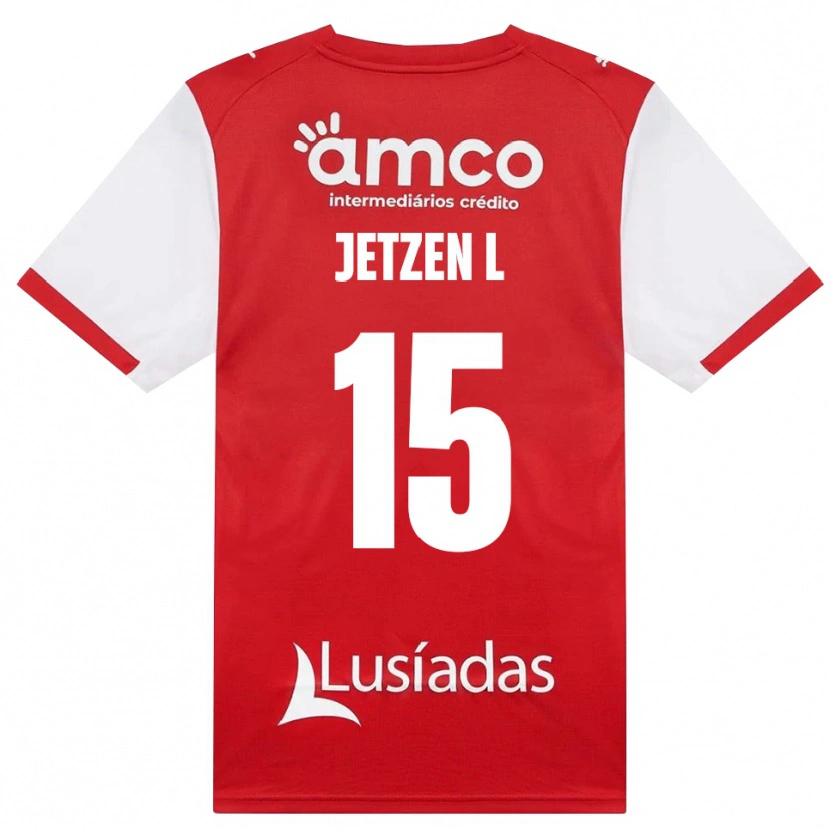 Danxen Kinder Jetzen Lopes #15 Weiß Rot Schwarz Heimtrikot Trikot 2026/27 T-Shirt