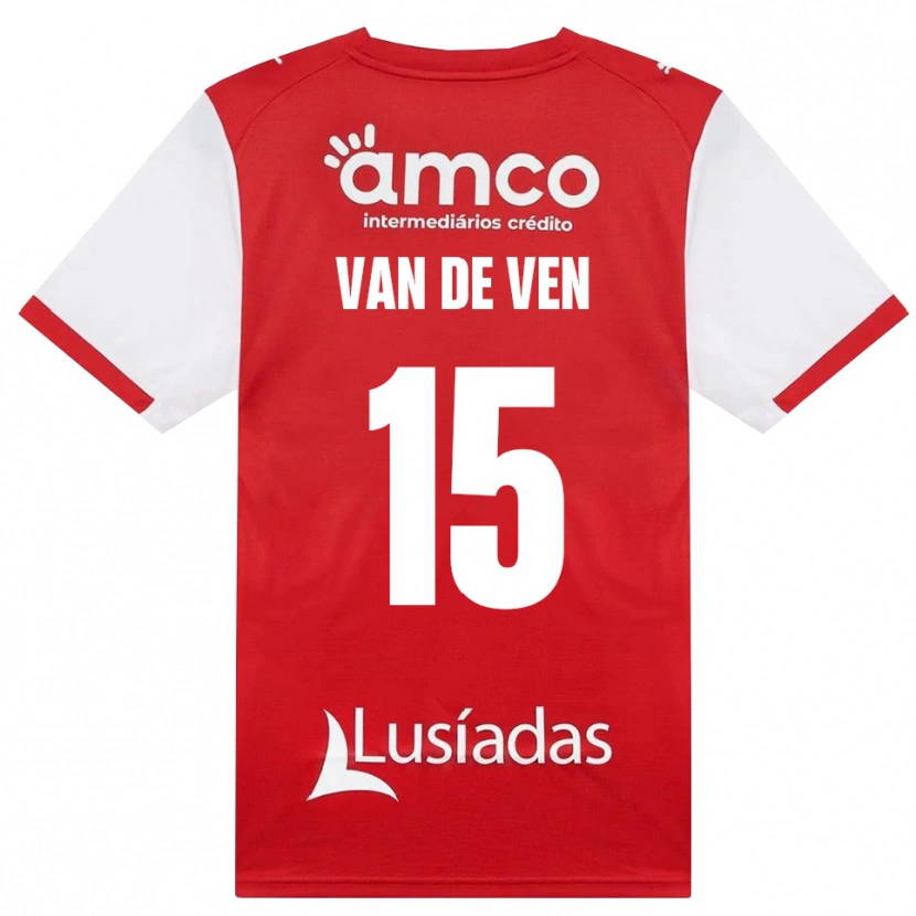 Danxen Kinder Zoï Van De Ven #15 Weiß Rot Schwarz Heimtrikot Trikot 2026/27 T-Shirt