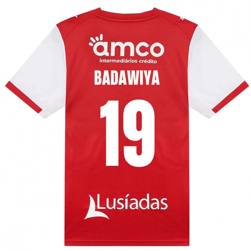 Danxen Kinder Rola Badawiya #19 Weiß Rot Schwarz Heimtrikot Trikot 2026/27 T-Shirt