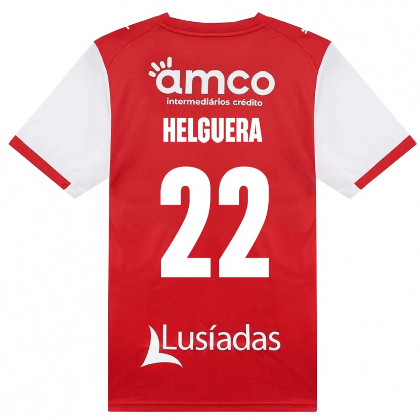 Danxen Kinder Thiago Helguera #22 Weiß Rot Schwarz Heimtrikot Trikot 2026/27 T-Shirt