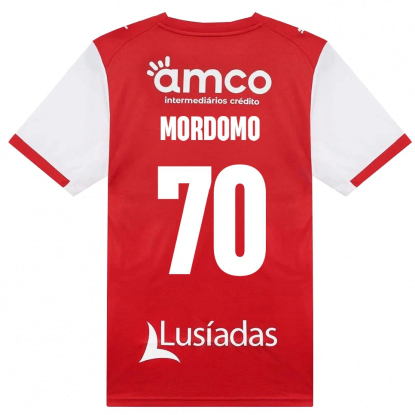 Danxen Kinder Mordomo #70 Weiß Rot Schwarz Heimtrikot Trikot 2026/27 T-Shirt