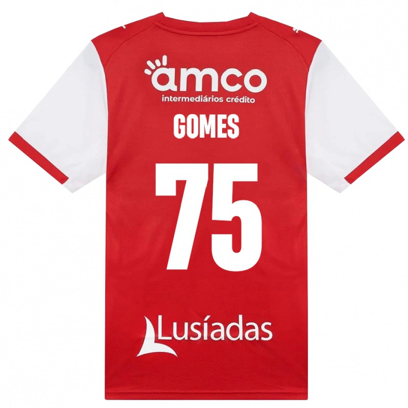 Danxen Kinder Tomás Müller #75 Weiß Rot Schwarz Heimtrikot Trikot 2026/27 T-Shirt
